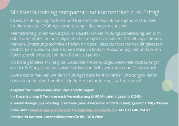 Mentaltraining in Leistungssituationen & Entspannungskurse zur Stressbewältigung – Foto 5
