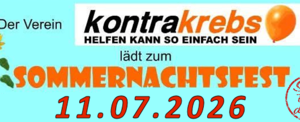 Sommernachtsfest HELFEN KANN SO EINFACH SEIN