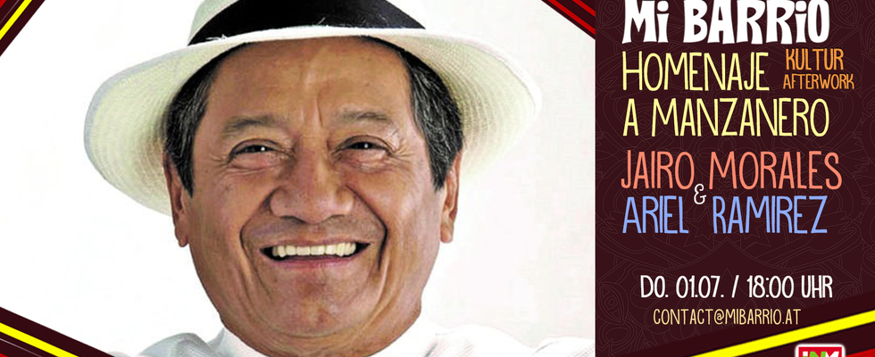 KulturAfterwork: HOMENAJE A ARMANDO MANZANERO mit Jairo Morales feat. Ariel Ramírez 