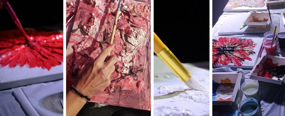 WORKSHOP - Strukturmalerei mit Servietten