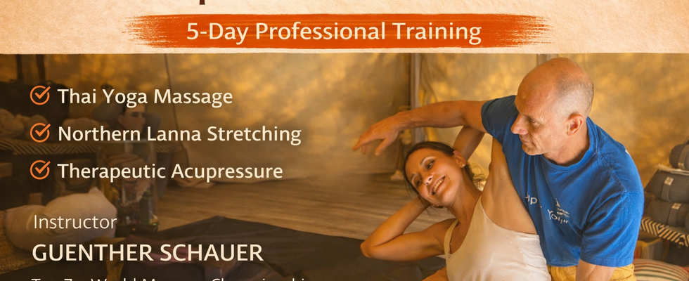 5-Day Thai Yoga Lanna Stretching & Acupressure Masterclass