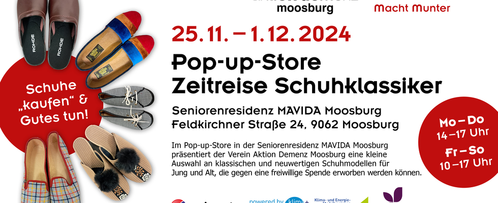 Pop-up-Store "Zeitreise Schuhklassiker"