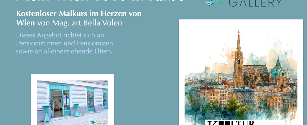 Mein Wien in Farbe: Kostenloser Malkurs
