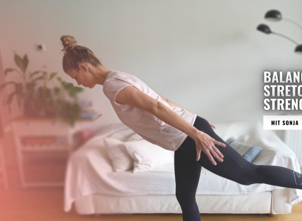 Wohnzimmer-Workout "Balance, Stretch & Strength"