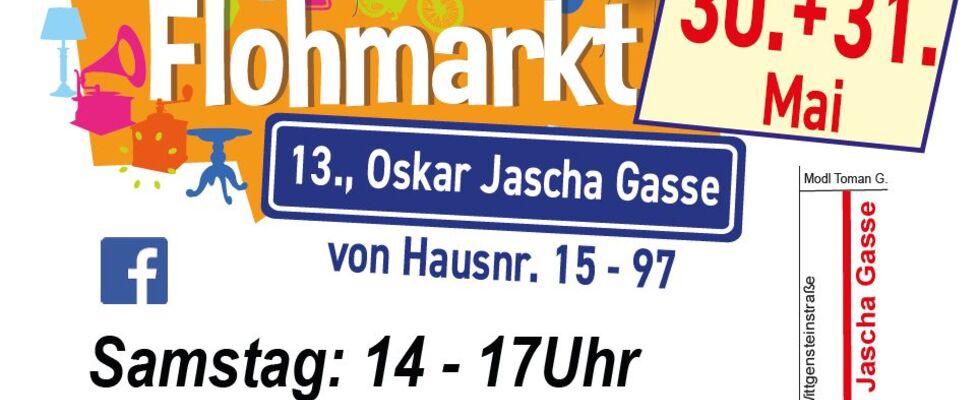 Flohmarkt in der Oskar Jascha Gasse