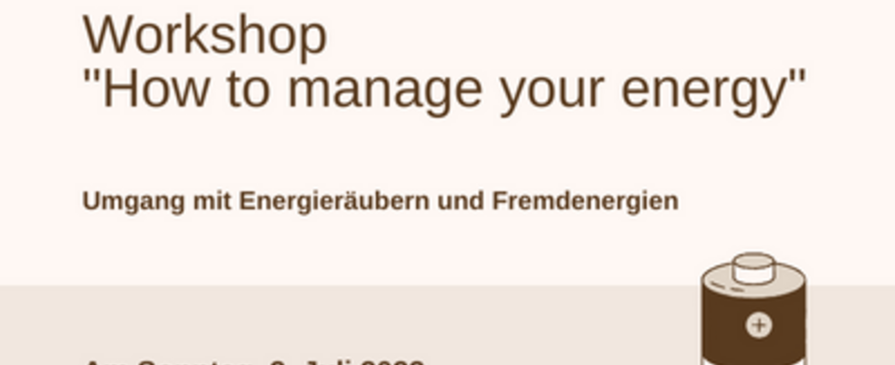 Workshop: Energiemanagement für Hochsensible