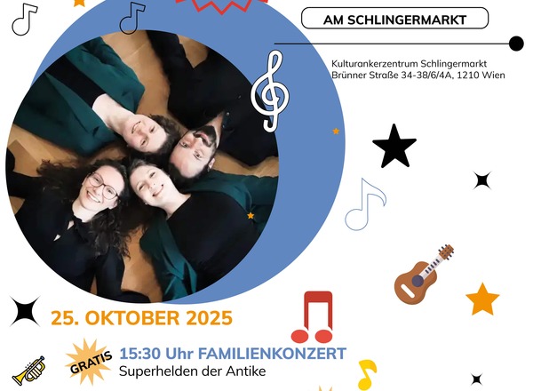 SAMSTAGSMUSIKEN | gratis Familienkonzert | Superhelden der Antike