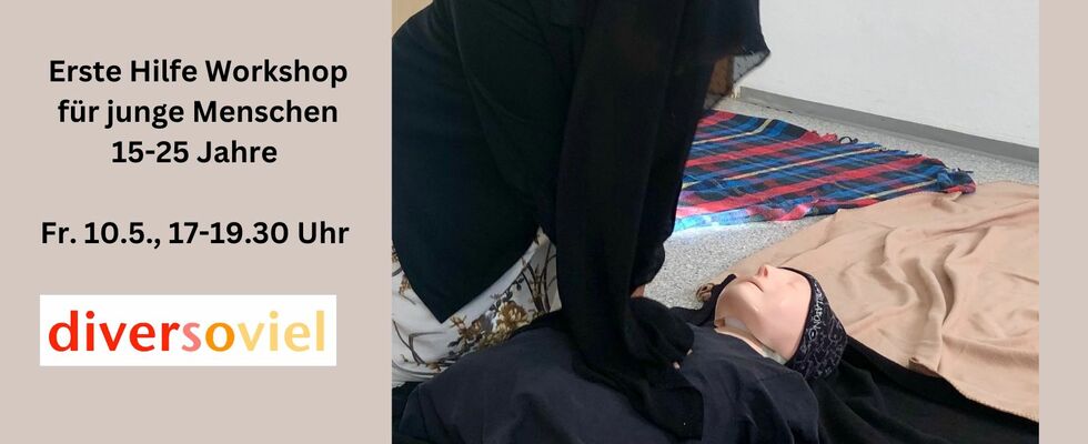 Erste Hilfe Workshop für junge Menschen