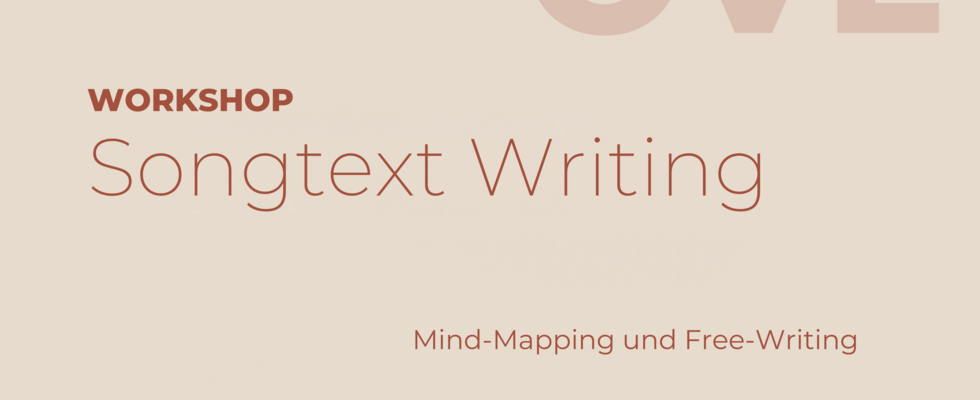 Songwritingworkshop Songtext Writing