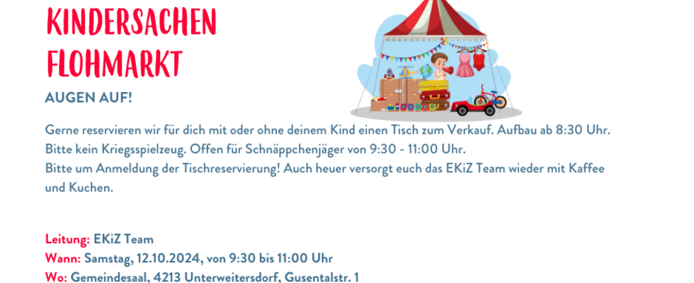 Kindersachen-Flohmarkt