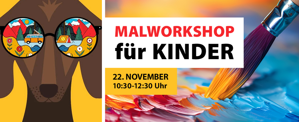 Malworkshop für Kinder – Hund – 22. November