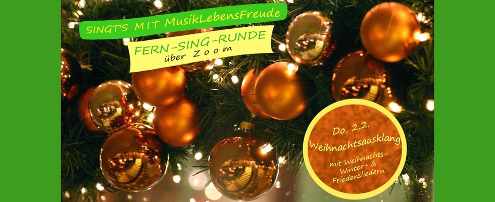 Fernsingen - weihnachtlich, winterlich, friedvoll
