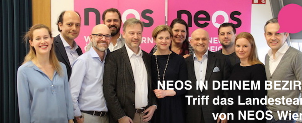 Die NEOS sind on Leopoldstadt-Tour und machen Halt beim Burgenländer