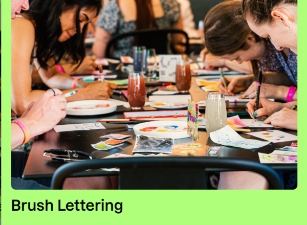Brush Lettering Workshop x artsip