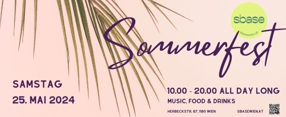 EINLADUNG zum SOMMERFEST im Gesundheitszentrum sbasewien.at