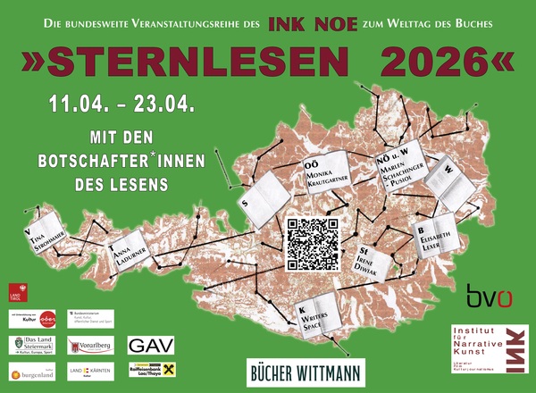 STERNLESEN mit der Initiatorin der Aktion STERNLESEN Marlen Schachinger-Pusiol