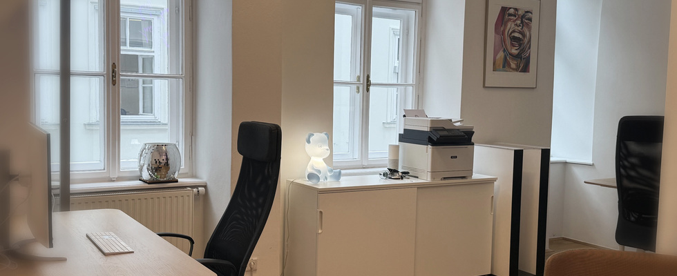 2 fixe Arbeitsplätze in Grazer Agenturbüro – mitten in der Innenstadt