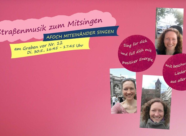 Straßenmusik zum Mitsingen
