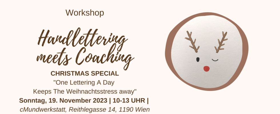 Workshop "Handlettering meets Coaching" - CHRISTMAS EDITION