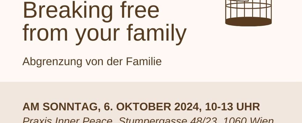 HSP-Workshop: Breaking free from your family