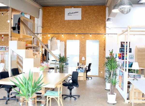 Atelierarbeitsplatz im Werksalon Co-Making Space