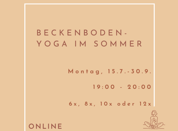 Online-Kurs Beckenboden-Yoga im Sommer