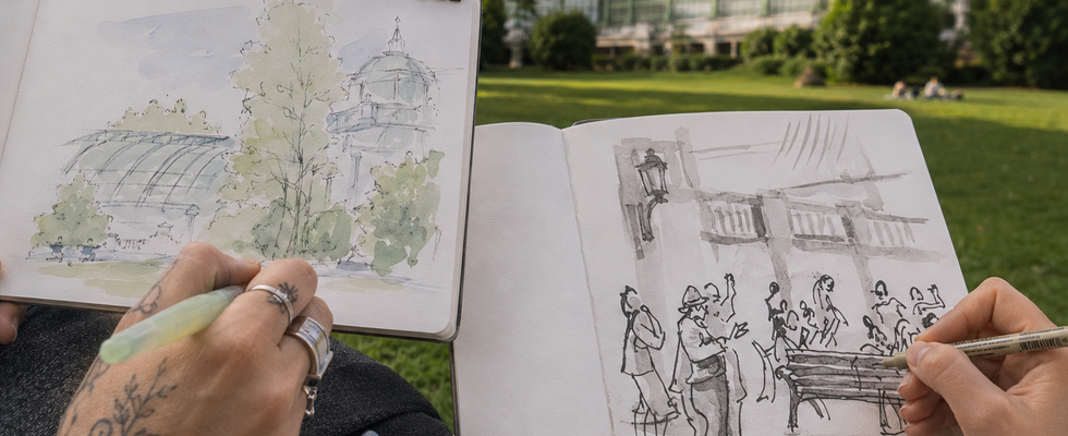 Urban Sketching 'Park Edition' Workshop by artsip