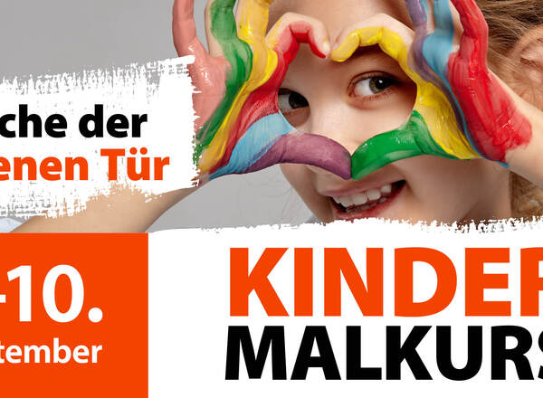 Malkurs für Kinder - Woche der offenen Tür
