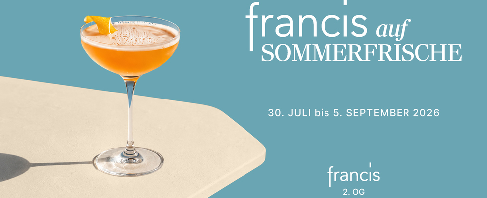 FRANCIS AUF SOMMERFRISCHE