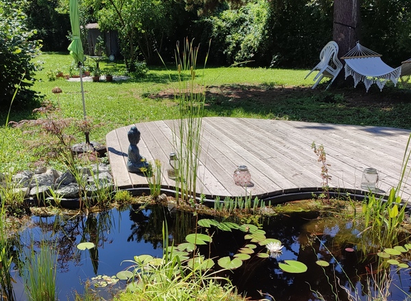 Vermietung von schönen, hellen Praxis-, Yoga-, Seminar-, Kunst- und Büroräumen mit Garten