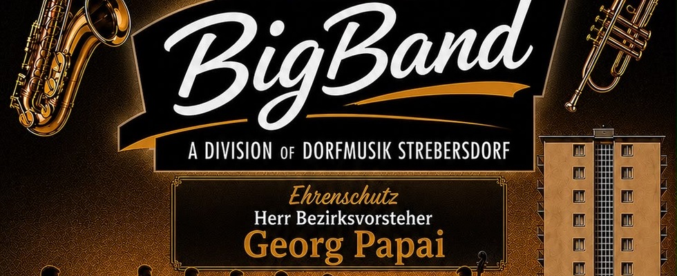 erster Auftritt der 1210 Big Band - Jazz und Swing in Strebersdorf