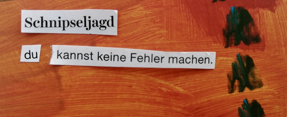 Fachworkshop: Sich mit Schnipseln die Sprache erobern.