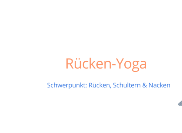 Rücken Yoga