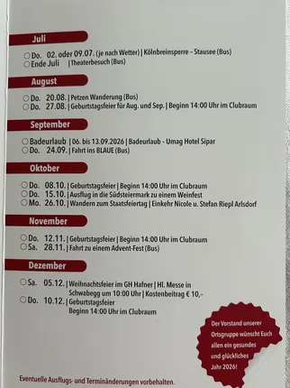 Pensionisten Ortsgruppe Völkermarkt – Foto 4