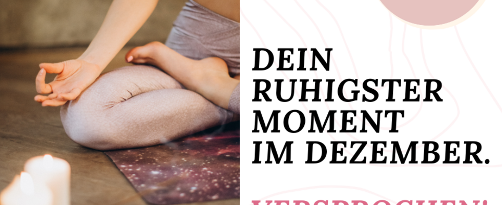 Mindful Morning Yoga um nur € 12,- / Person im Dez.