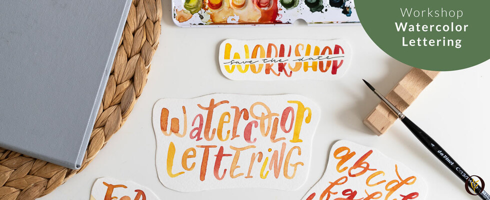 Workshop: Watercolor Lettering für Anfänger*innen