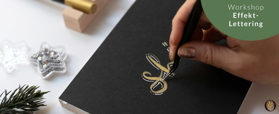 DIY-Workshop: Effekt-Lettering für Anfänger*innen