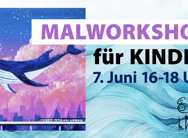 Malworkshop für Kinder - Wal Thema