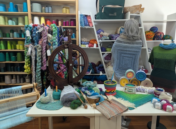 Spinntreffen im Funny Hooks Atelier