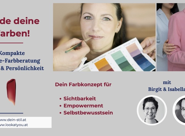 Finde deine Farben! Kompakte Online-Farbberatung für Stil und Persönlichkeit