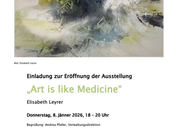 Vernisssage - "Art is like Medicine"