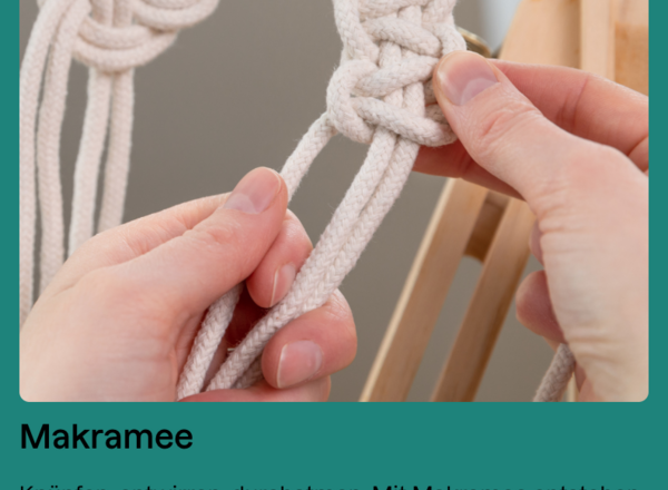 Makramée Workshop x artsip