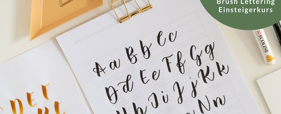 Brush Lettering & Effekte für Anfänger*innen