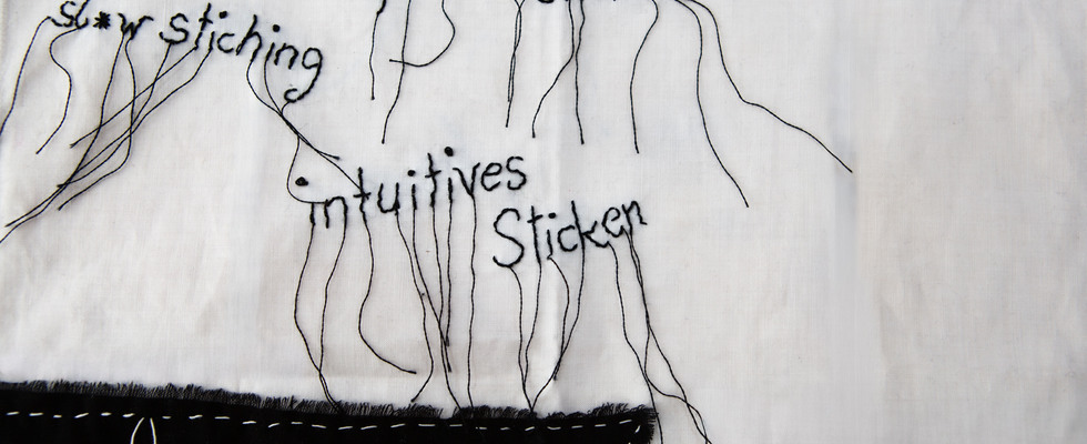 Upcycling Workshop:  Intuitives Sticken |   Intuitive Embroidery 