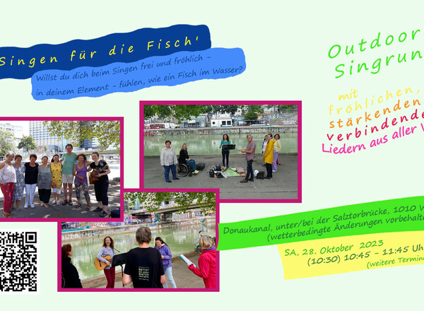 Outdoor- Singrunde SINGEN FÜR DIE FISCH'