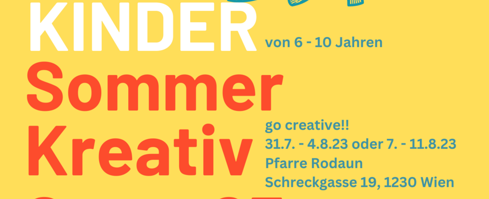 BUDDY für Kinder Sommer Kreativ Camp 23 gesucht