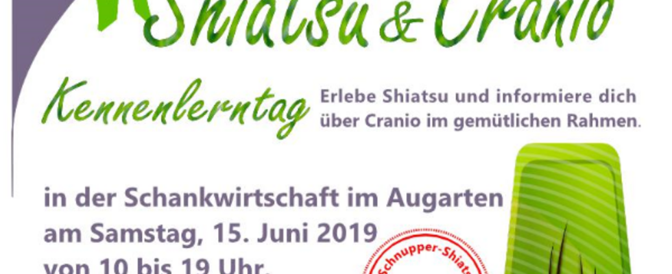 "Shiatsu und Cranio Kennenlerntag"