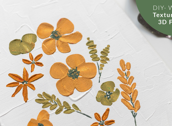 Workshop: Textured Art für Anfänger*innen – 3D Flowers