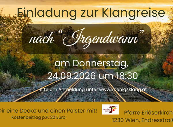 Klangreise nach "Irgendwann"