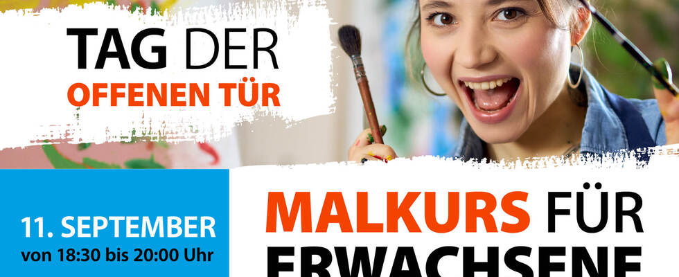 Malkurs für Erwachsene - Tag der offenen Tür